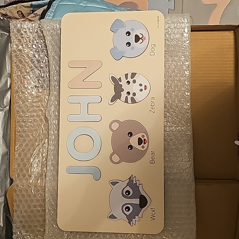 Zuzu Wood Name Puzzle
